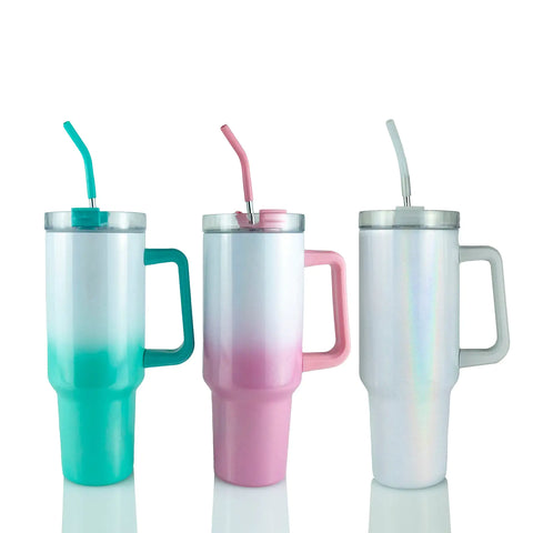 40oz SUBLIMATABLE HOLOGRAPHIC TRAVELER TUMBLER