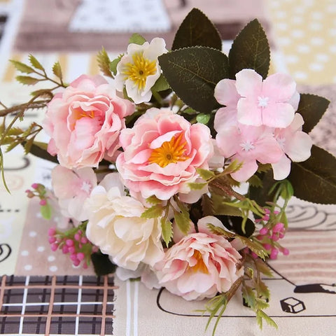 Vintage Silk Artificial Flowers