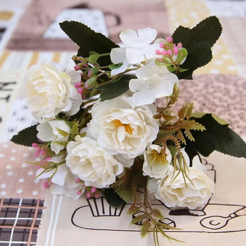 Vintage Silk Artificial Flowers