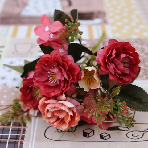 Vintage Silk Artificial Flowers