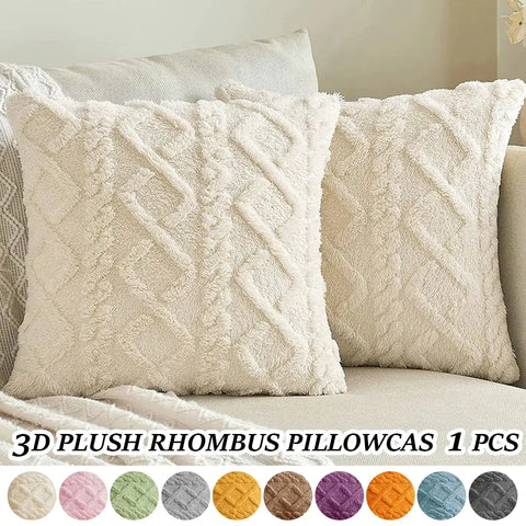 Fleece Cushion Cover for Christmas Decor
