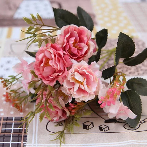 Vintage Silk Artificial Flowers